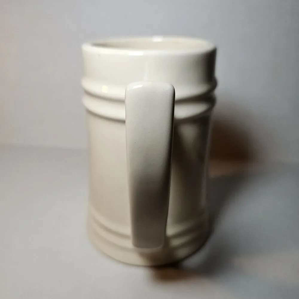 Vintage Lewis Bros Cream Colored Mug Stein Beer